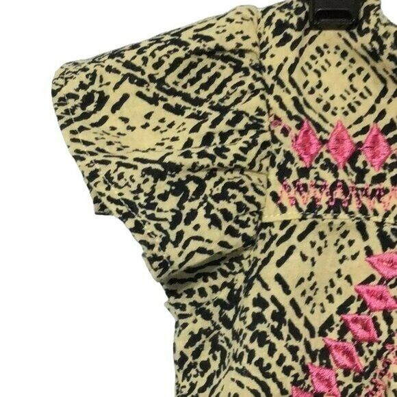 Jessica Simpson Baby Dress Geometric Embroidery 9-12M - Picture 3 of 7